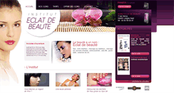 Desktop Screenshot of eclatdebeaute.fr